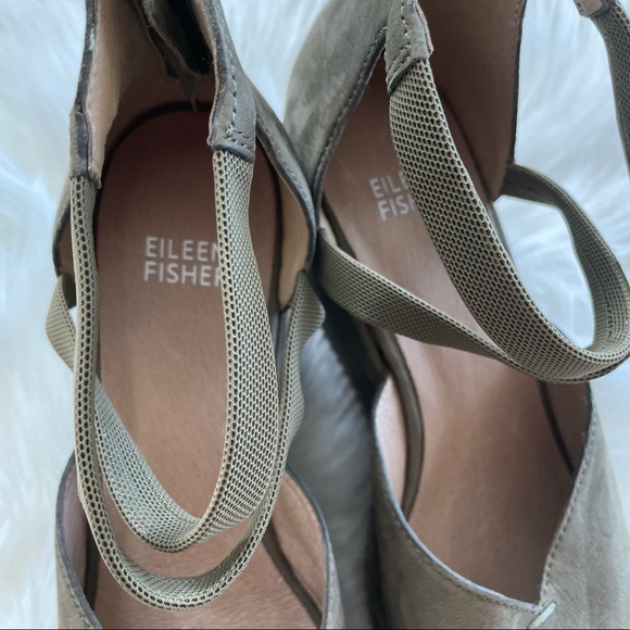 Eileen Fischer Wylee Platform Wedge Sandals - Picture 4 of 8